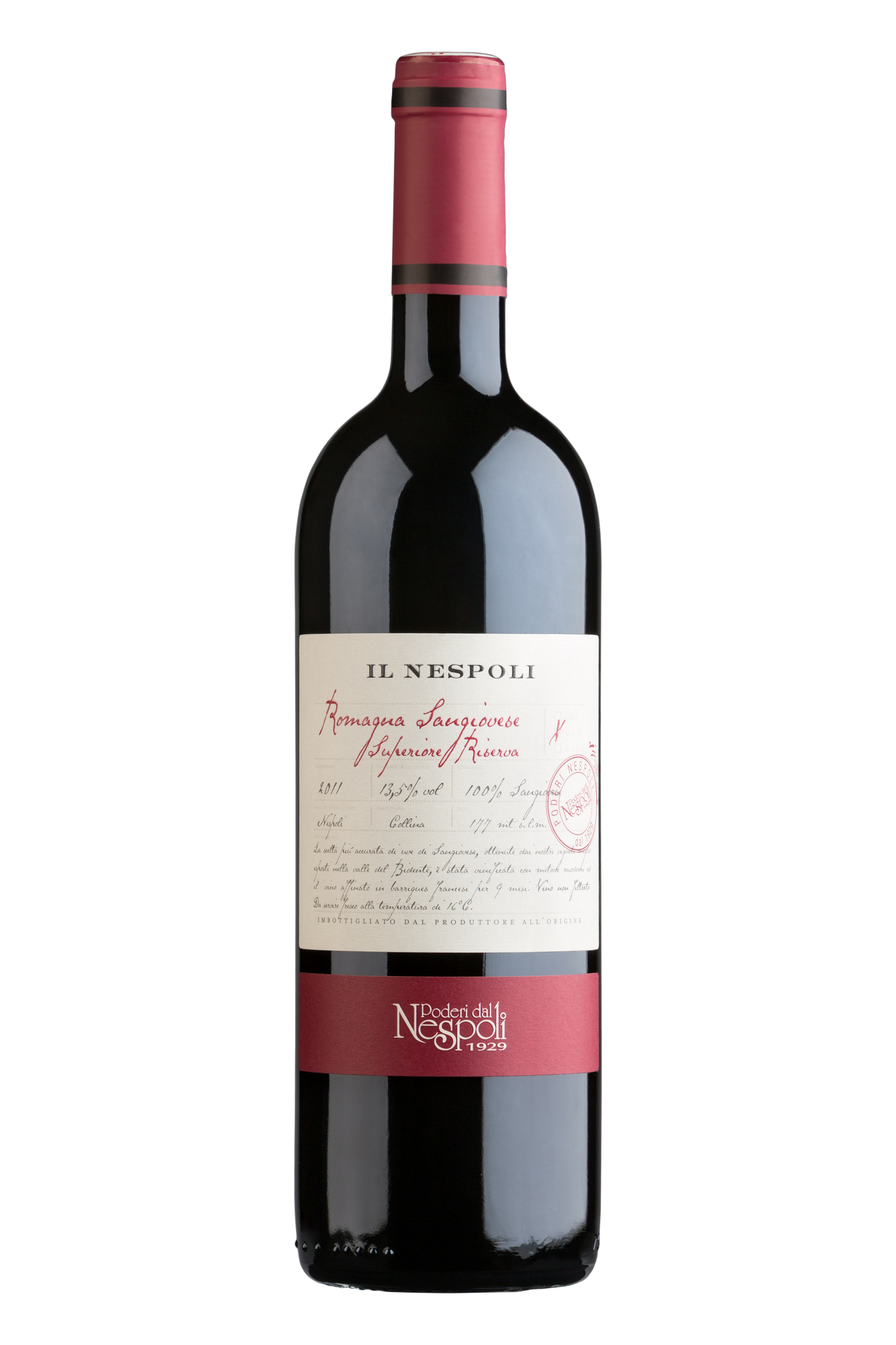 Nespoli Sangiovese Romagna doc Sup. Riserva 'Il Nespoli'
